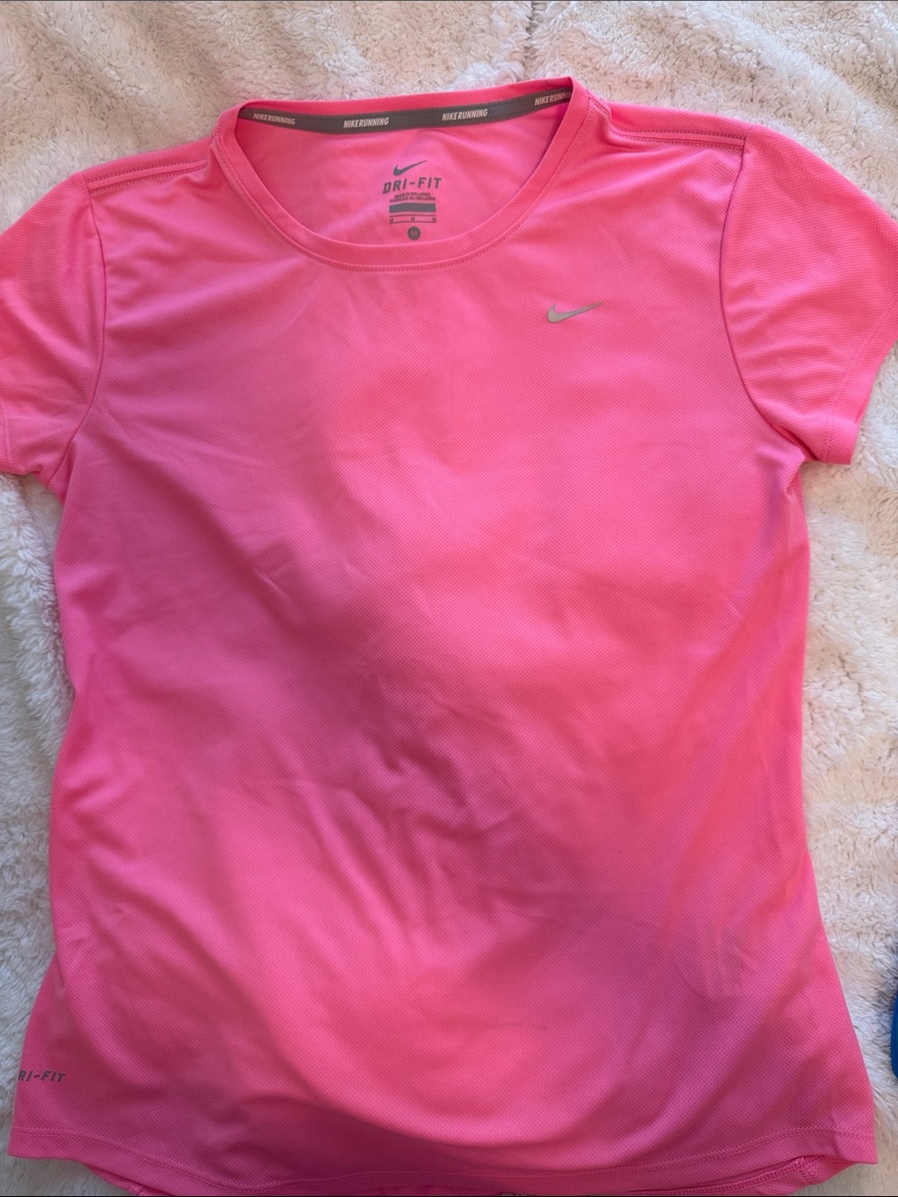 Nike Pink Dri-FIT Short Sleeve Athletic Tee